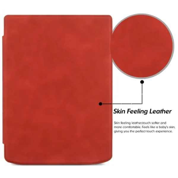 SOFT Zaklápacie puzdro Pocketbook InkPad 4 743G / InkPad Color 3 743K3 / InkPad Color 2 743 červené