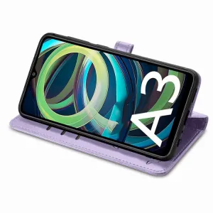 ART ANIMALS Peňaženkový obal pre Xiaomi Redmi A3 fialový