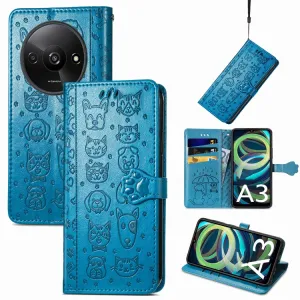 ART ANIMALS Peňaženkový obal pre Xiaomi Redmi A3 modrý
