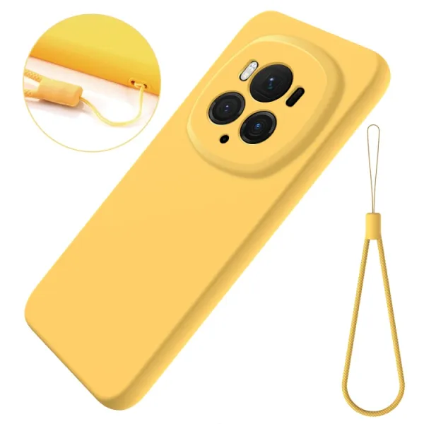 RUBBER Ochranný obal pre Honor Magic6 Pro žltý