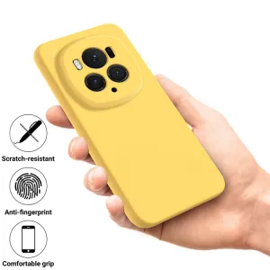 RUBBER Ochranný obal pre Honor Magic6 Pro žltý