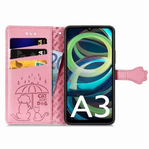 ART ANIMALS Peňaženkový obal pre Xiaomi Redmi A3 ružový