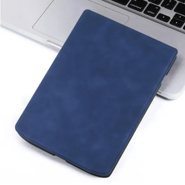 SOFT Zaklápacie puzdro Pocketbook InkPad 4 743G / InkPad Color 3 743K3 / InkPad Color 2 743 tmavomodré