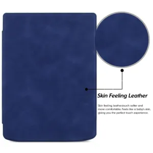 SOFT Zaklápacie puzdro Pocketbook InkPad 4 743G / InkPad Color 3 743K3 / InkPad Color 2 743 tmavomodré