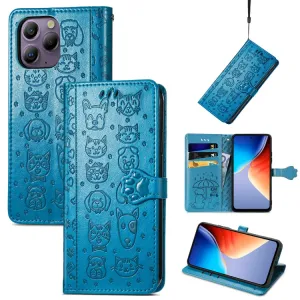 ART ANIMALS Peňaženkový obal pre Blackview A96 modrý