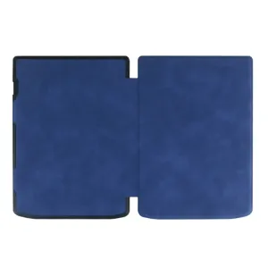 SOFT Zaklápacie puzdro Pocketbook InkPad 4 743G / InkPad Color 3 743K3 / InkPad Color 2 743 tmavomodré