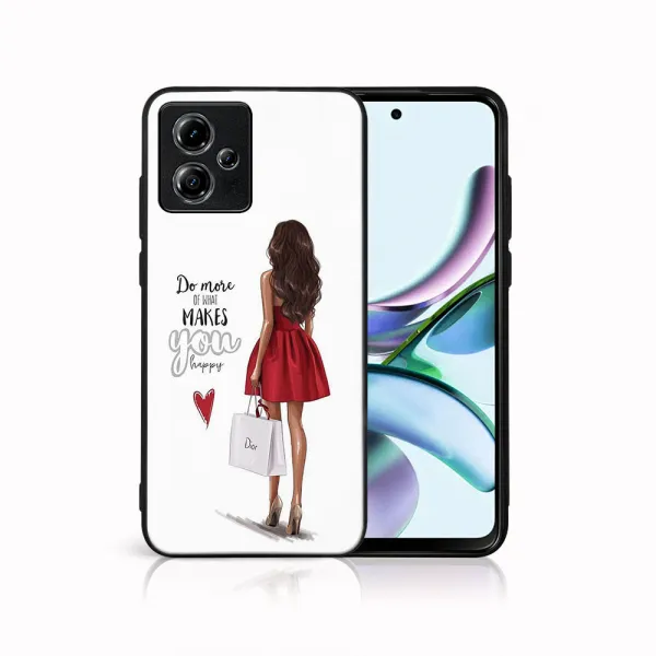 MY ART Ochranný kryt pre Motorola Moto G54 5G / G54 Power Edition 5G RED DRESS (137)
