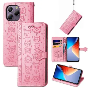 ART ANIMALS Peňaženkový obal pre Blackview A96 ružový