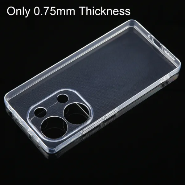TPU Silikónový obal pre Xiaomi Redmi Note 13 Pro priehľadný