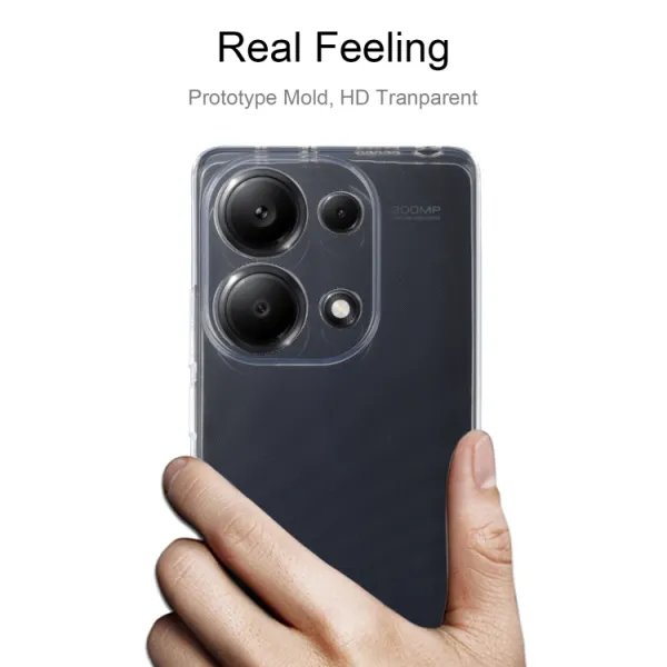 TPU Silikónový obal pre Xiaomi Redmi Note 13 Pro priehľadný