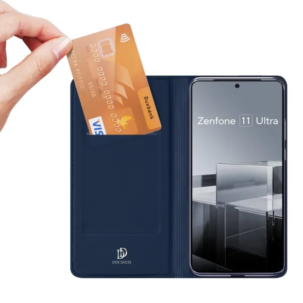 DUX Zaklápacie puzdro pre Asus Zenfone 11 Ultra modré