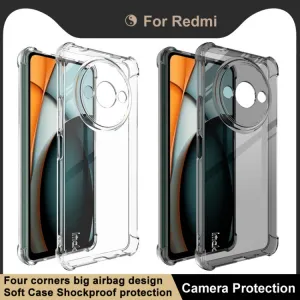 IMAK Ochranný silikónový obal pre Xiaomi Redmi A3 čierny