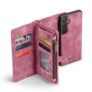 WALLET Ochranný kryt s peňaženkou 2v1 pre Samsung Galaxy A25 5G červený