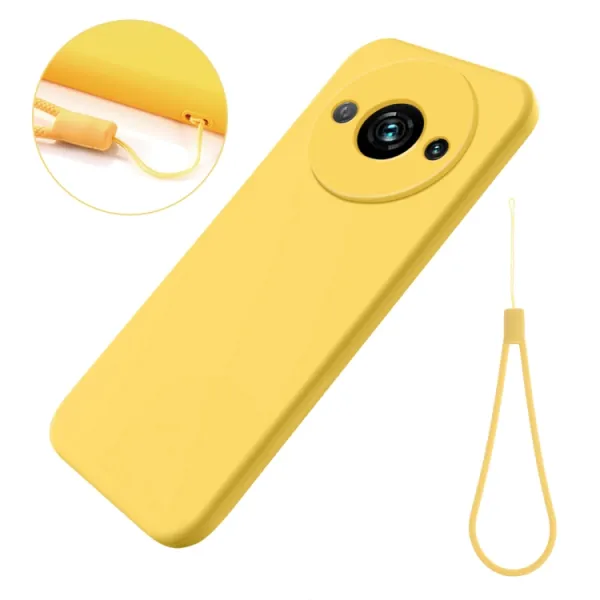 RUBBER Ochranný kryt pre Xiaomi Redmi A3 žltý