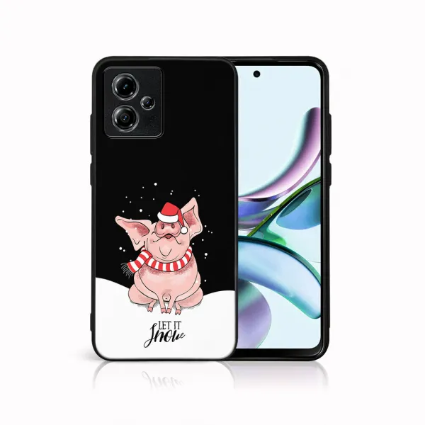 MY ART Kryt s vianočným dizajnom Motorola Moto G54 5G / G54 Power Edition 5G LET IT SNOW (075)