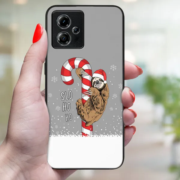 MY ART Kryt s vianočným dizajnom Motorola Moto G14 CANDY (076)