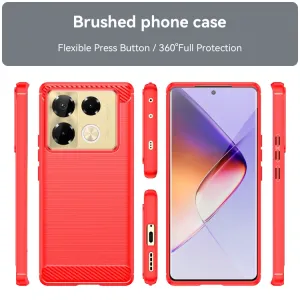 FLEXI TPU Ochranný kryt Infinix Note 40 Pro / 40 Pro+ 5G červený