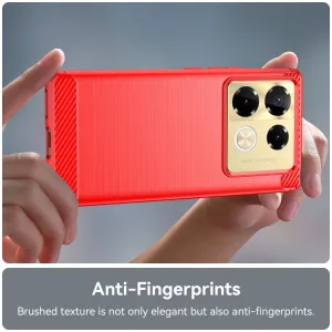 FLEXI TPU Ochranný kryt Infinix Note 40 Pro / 40 Pro+ 5G červený