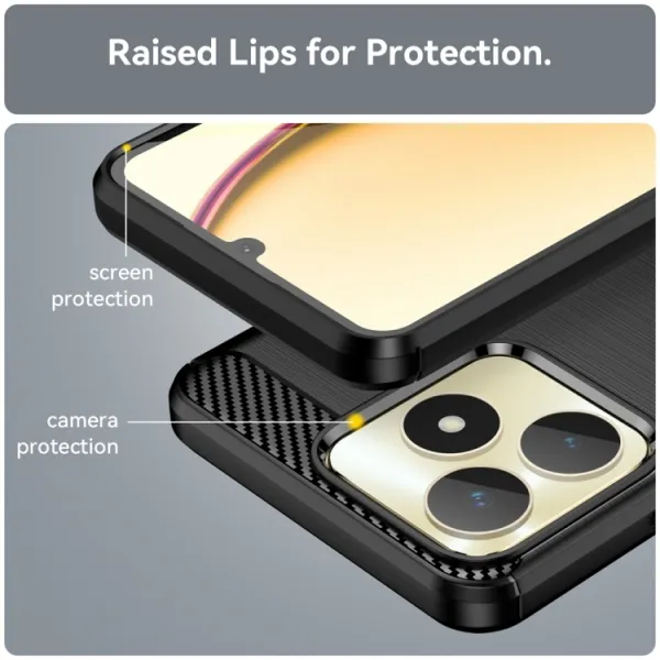 FLEXI TPU Ochranný kryt Realme Note 50 čierny