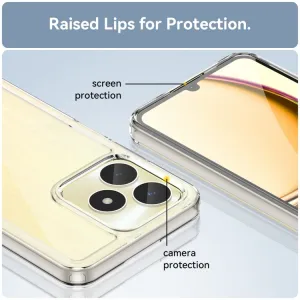 CRYSTAL Ochranný obal pre Realme Note 50 priehľadný