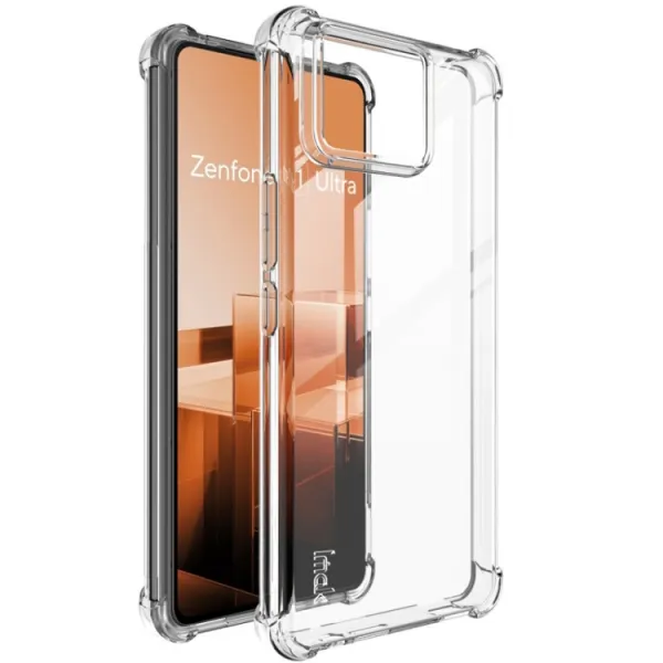 IMAK Ochranný silikónový obal pre Asus Zenfone 11 Ultra priehľadný