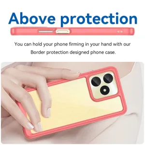 CRYSTAL Ochranný obal pre Realme Note 50 červený