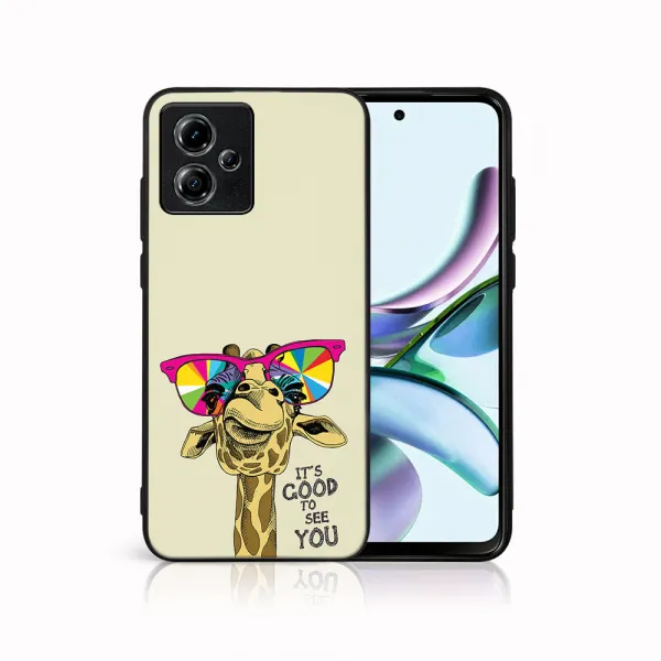 MY ART Ochranný kryt pre Motorola Moto G54 5G / G54 Power Edition 5G GIRAFFE (180)