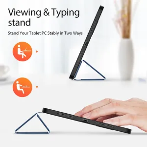 DUX DOMO Zaklápacie puzdro pre Xiaomi Pad 6S Pro modré