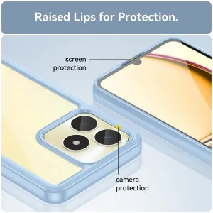 CRYSTAL Ochranný obal pre Realme Note 50 svetlomodrý