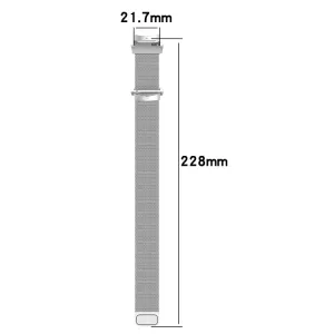 MILANESE Kovový remienok pre OnePlus Watch 3 / Watch 2 strieborný