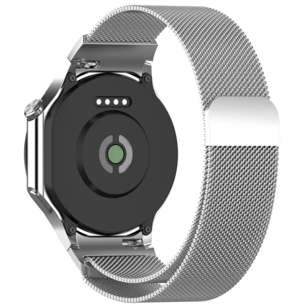 MILANESE Kovový remienok pre OnePlus Watch 3 / Watch 2 strieborný
