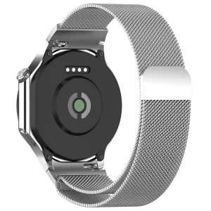 MILANESE Kovový remienok pre OnePlus Watch 3 / Watch 2 strieborný