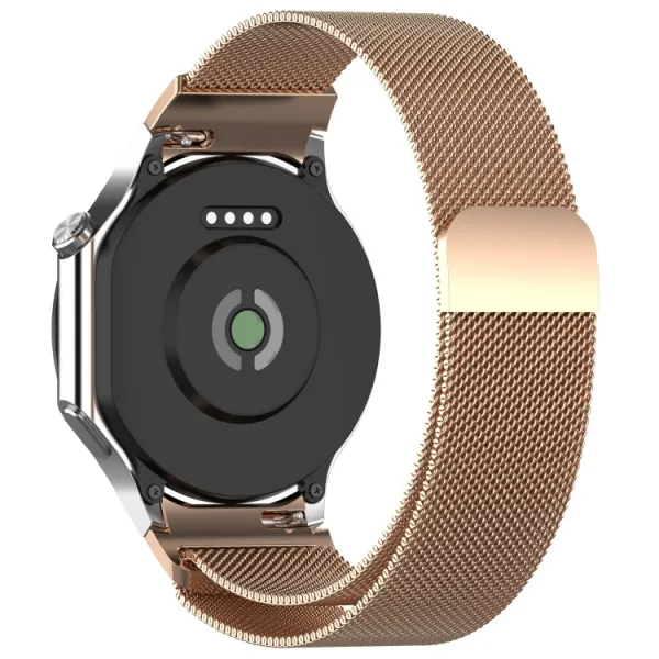 MILANESE Kovový remienok pre OnePlus Watch 3 / Watch 2 ružovozlatý