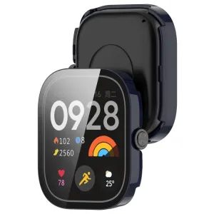 PC FULL COVER Plastový kryt so sklom pre Redmi Watch 4 modrý