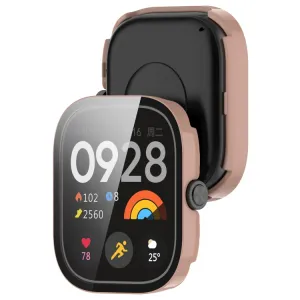 PC FULL COVER Plastový kryt so sklom pre Redmi Watch 4 ružový