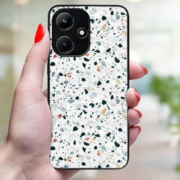 MY ART Ochranný kryt pre Infinix Hot 30i GREY TERRAZZO (163)
