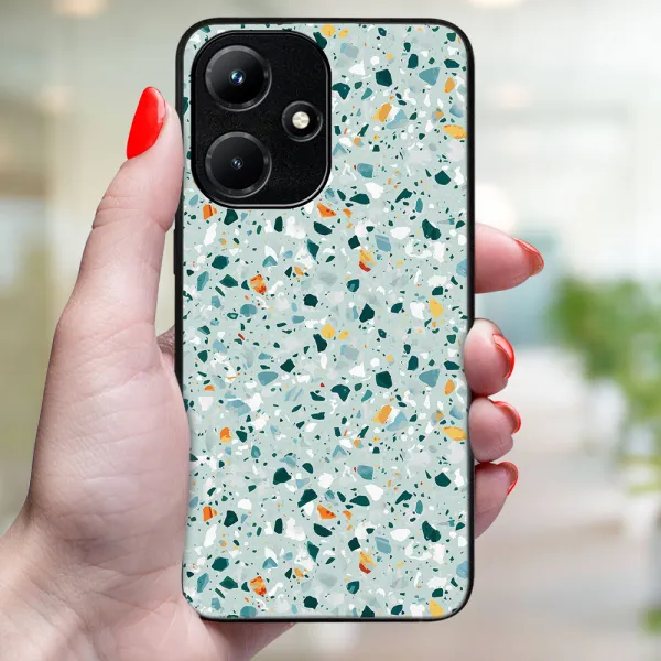 MY ART Ochranný kryt pre Infinix Hot 30i BLUE TERRAZZO (164)
