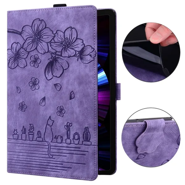 ART FLOWER Zaklápacie puzdro Amazon Kindle Scribe 2022 fialové