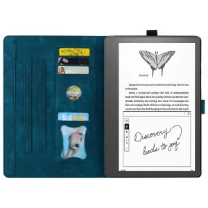 ART FLOWER Zaklápacie puzdro Amazon Kindle Scribe 2022 modré