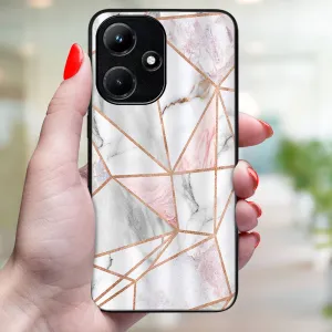 MY ART Ochranný kryt pre Infinix Hot 30i PINK MARBLE (143)