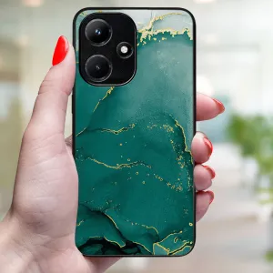 MY ART Ochranný kryt pre Infinix Hot 30i GREEN MARBLE (145)
