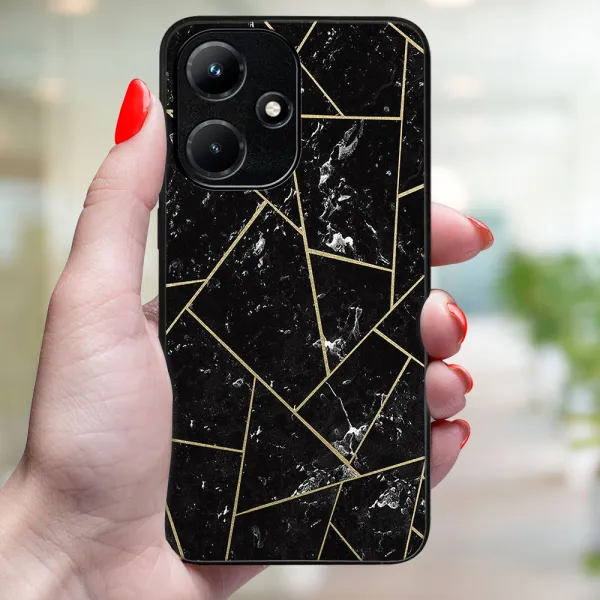 MY ART Ochranný kryt pre Infinix Hot 30i POLYGONAL (150)