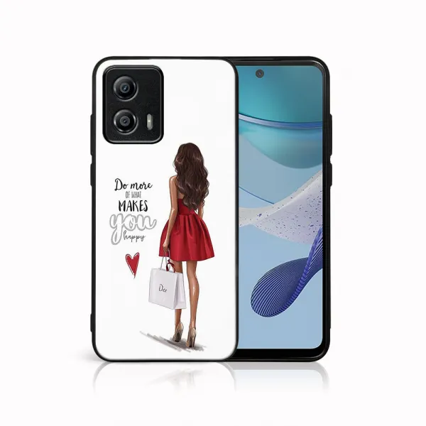 MY ART Ochranný kryt pre Motorola Moto G53 5G RED DRESS (137)