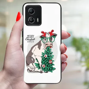MY ART Kryt s vianočným dizajnom Motorola Moto G53 5G MERRY CHRISTMAS (074)