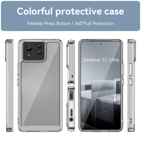 CRYSTAL Ochranný kryt pre Asus Zenfone 11 Ultra priehľadný