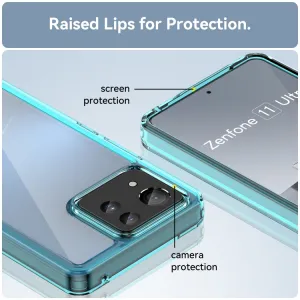 CRYSTAL Ochranný kryt pre Asus Zenfone 11 Ultra tyrkysový