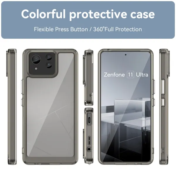 CRYSTAL Ochranný kryt pre Asus Zenfone 11 Ultra šedý