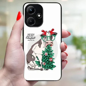 MY ART Kryt s vianočným dizajnom Infinix Hot 30i MERRY CHRISTMAS (074)