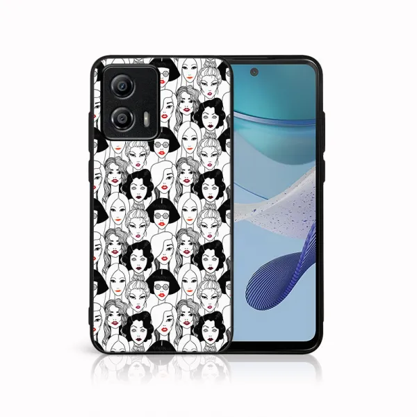 MY ART Ochranný kryt pre Motorola Moto G53 5G LIPSTICK (174)