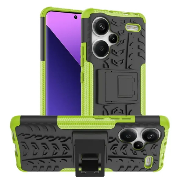 STAND Odolný ochranný kryt Xiaomi Redmi Note 13 Pro+ 5G zelený